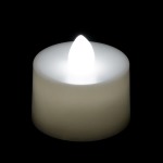 Battery Powered LED Tealight Candle - White Light wind proof safe flame 